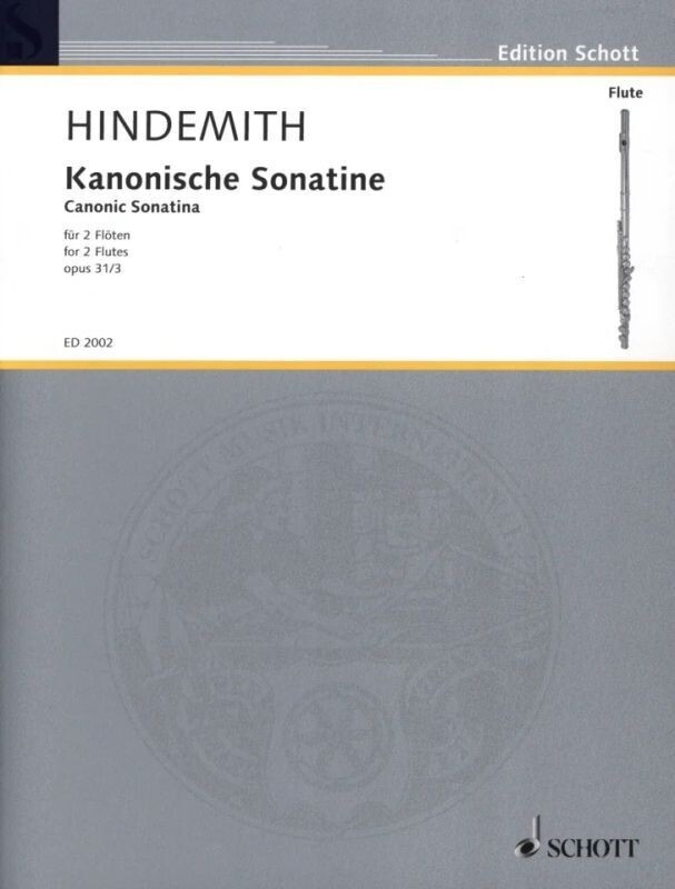 P. Hindemith - Kanonische Sonatine - opus 31/3