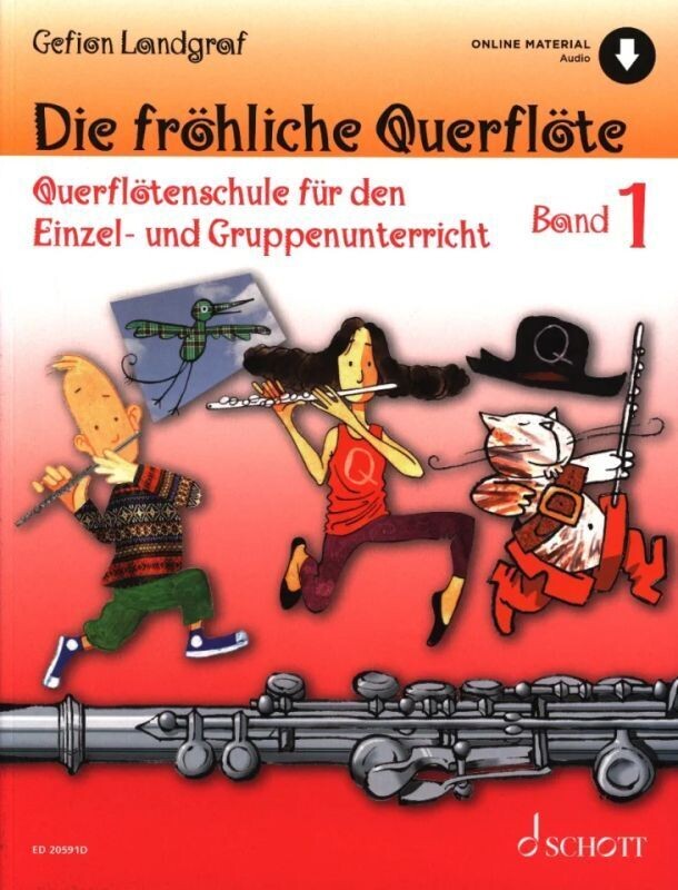 Die fröhliche Querflöte - Band 1 (mit Online-Material)