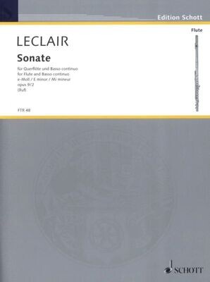Leclair - Sonate in e-moll - opus 9/2