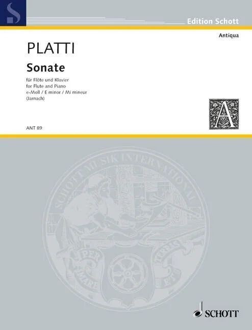 Giovanni Platti - Sonate e-Moll