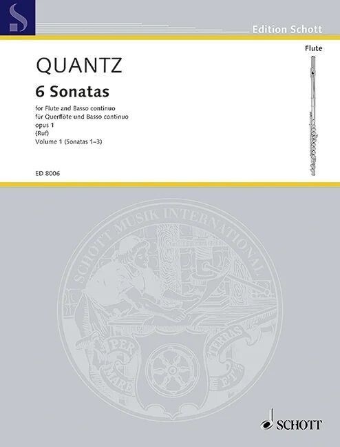 J.J. Quantz - 6 Sonatas - Volume 1 (Sonatas 1-3)