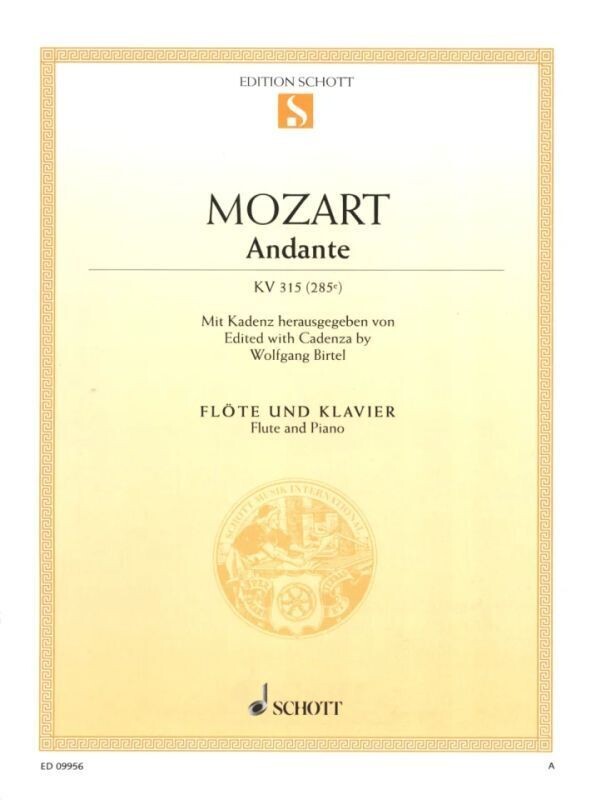 W.A. Mozart - Andante - KV 315 (285e)
