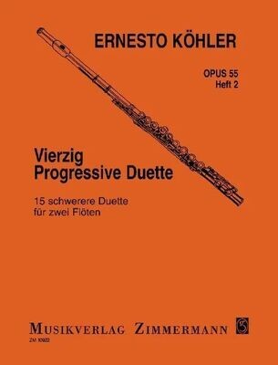 Ernesto Köhler - Vierzig Progressive Duette Opus 55 - Heft 2