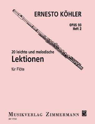 Ernesto Köhler - 20 leichte und melodische Lektionen - Heft 2