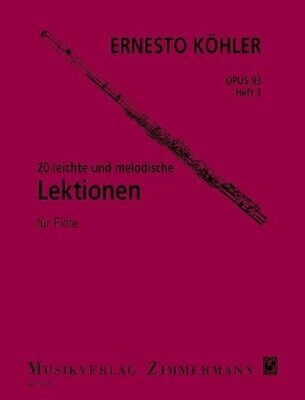 Ernesto Köhler - 20 leichte und melodische Lektionen - Heft 1