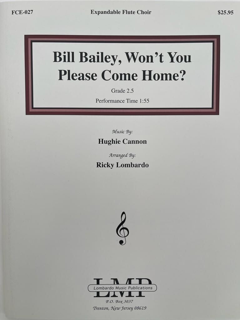Hughie Cannon - Bill Bailey, Won´t You Please Come Home