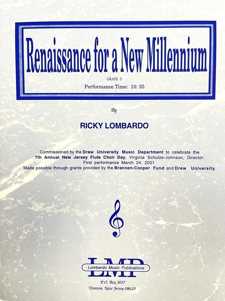 Ricky Lombardo - Renaissance for a New Millennium