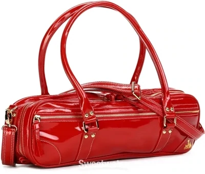 Fluterscooter "Red Patent Leather Bag"