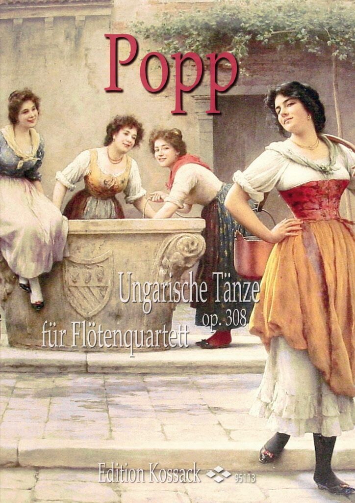 W. Popp - Ungarische Tänze op. 308 - für Flötenquartett