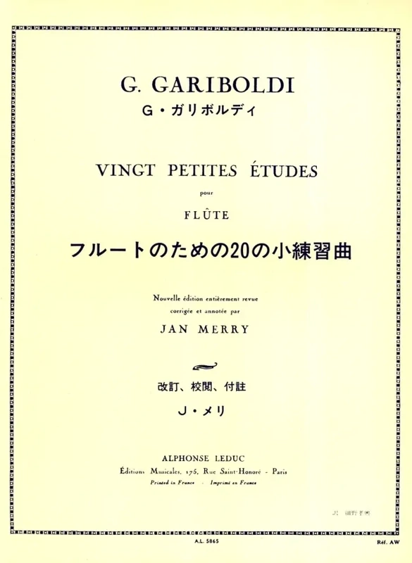 G. Gariboldi - Vingt Etudes Chantantes G. Gariboldi - Vingt Etudes Chantantes