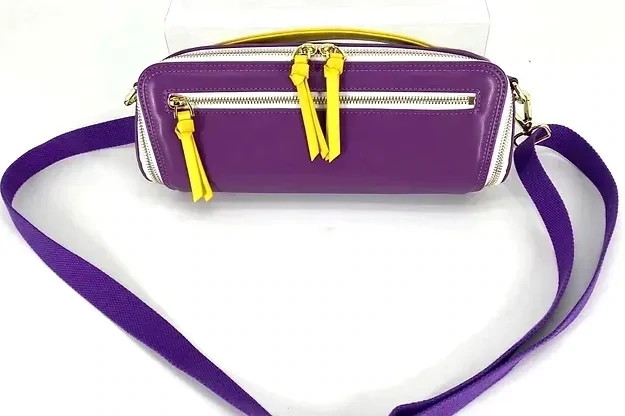 Fluterscooter School Spirit Piccolo Bag | Lila/Weiß/Gelb Fluterscooter School Spirit Piccolo Bag | Lila/Weiß/Gelb