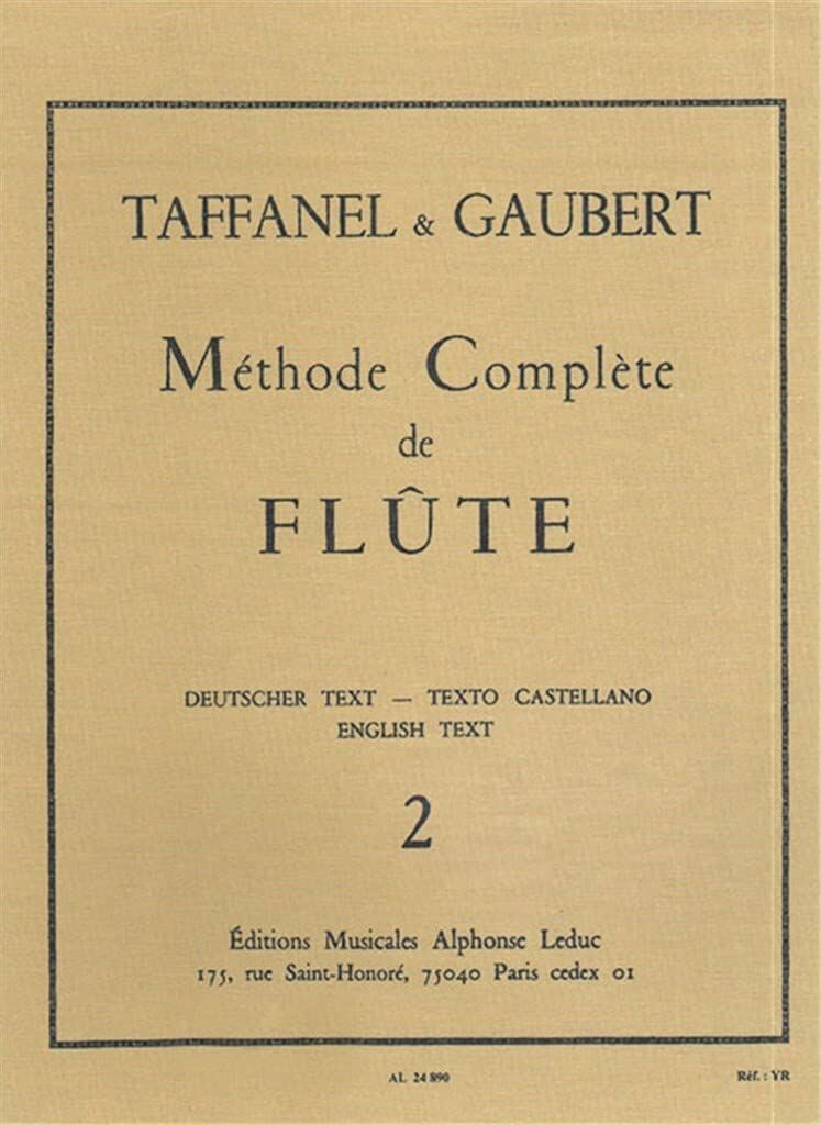 Taffanel & Gaubert - Méthode Complète de Flute - Band 2