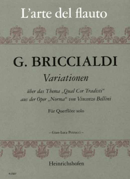 Giulio Briccialdi - Variationen über das Thema Qual Cor Tradisti