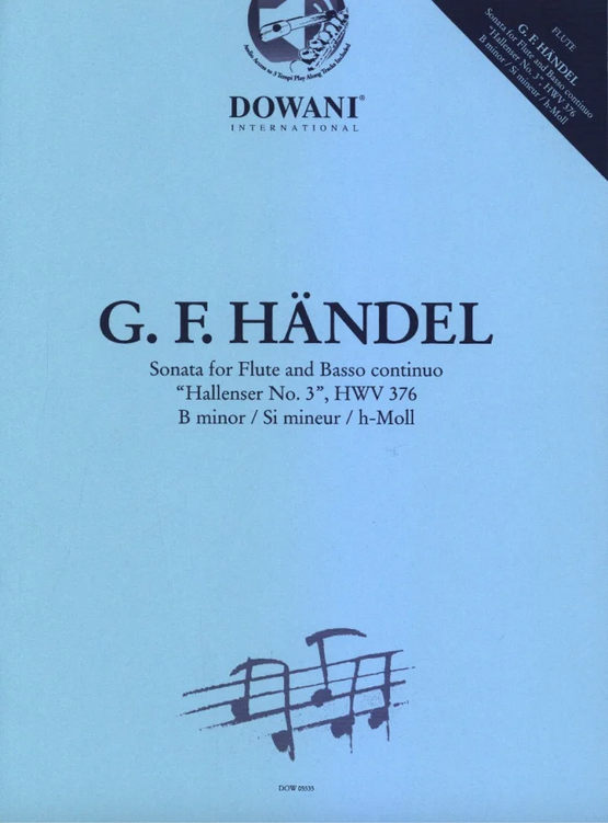 G.F. Händel - Sonata "Hallenser No. 3", HWV 376 - h-Moll