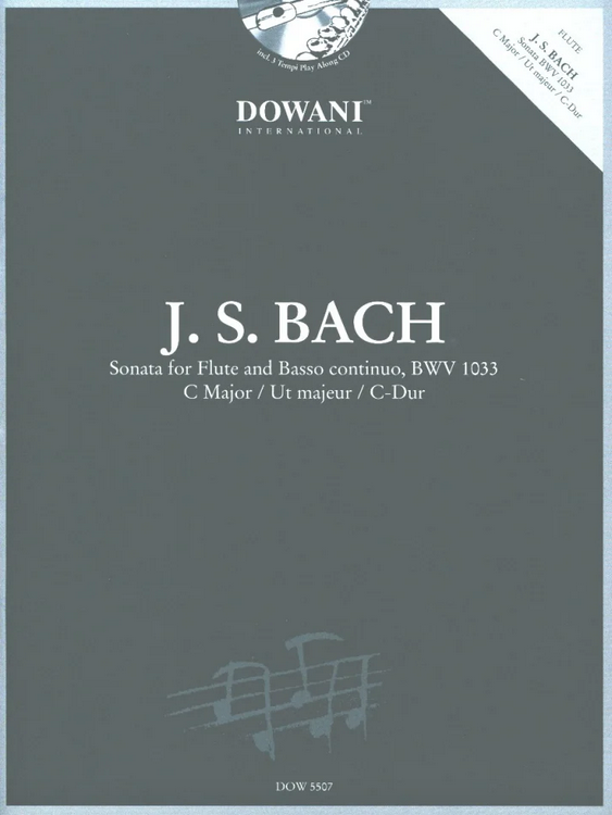 J.S. Bach - Sonata for Flute and Basso continuo, C-Dur BWV 1033