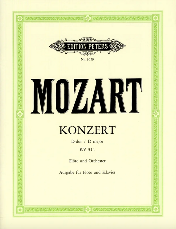W.A. Mozart - Konzert D-Dur für Flöte und Orchester KV 314