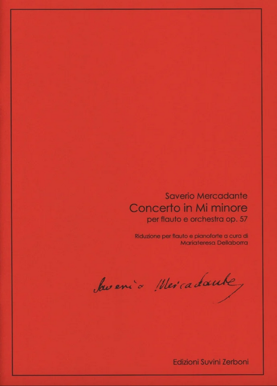 S. Mercadante - Concerto in Mi minore - op. 57 (Klavierauszug)