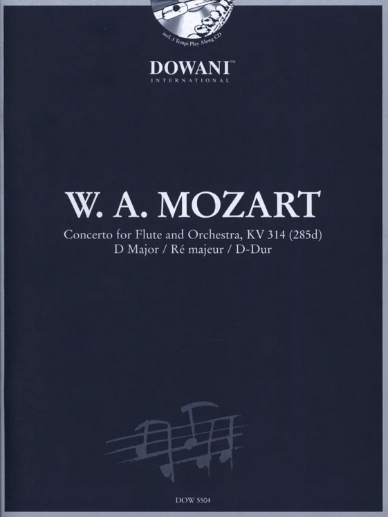 W.A. Mozart - Concerto for Flute and Orchestra D-Dur - KV 314 (285d)