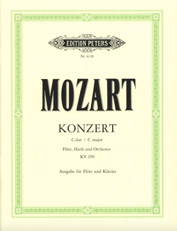 W.A. Mozart - Konzert in C-Dur für Flöte, Harfe und Orchester KV 299