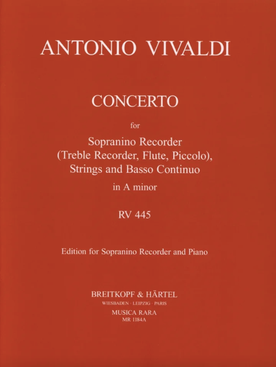 A. Vivaldi - Concerto in a-Moll RV 445