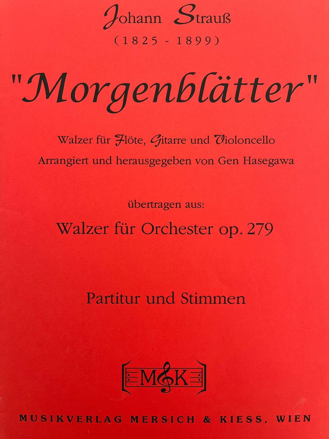 Johann Strauss - Morgenblätter