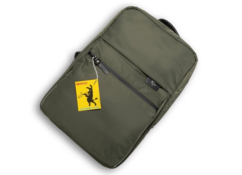 Rucksack von  Roi "Backpack" (grau / oliv)