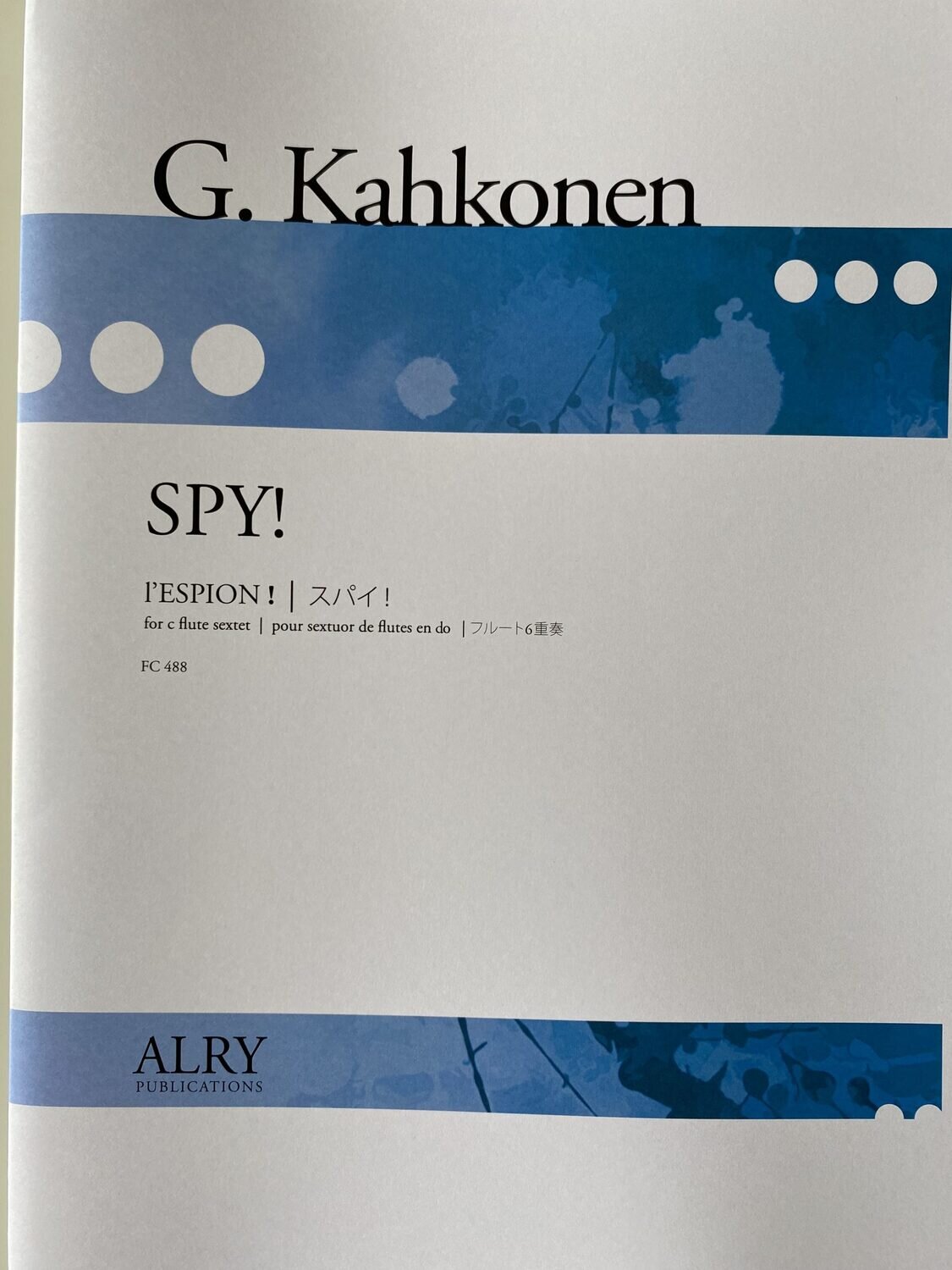 G. Kahkonen - SPY! G. Kahkonen - SPY!