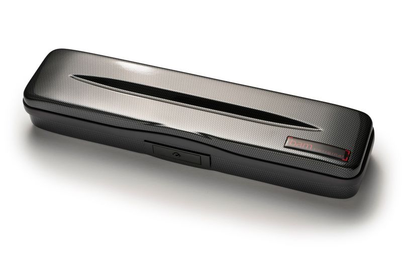 BAM Flötenetui 4009 Hightech Black Carbon
