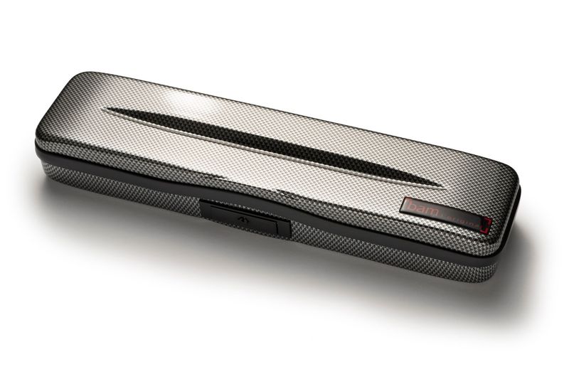 BAM Flötenetui 4009 Hightech Silver Carbon