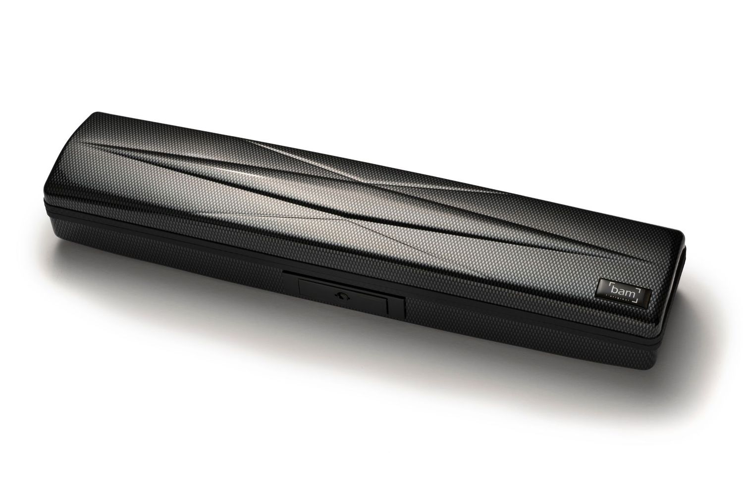 BAM Flötenetui 4019 Hightech Slim Case Black Carbon