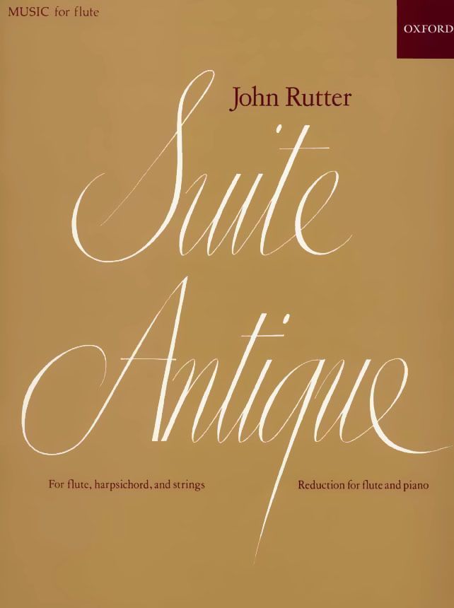 John Rutter - Suite Antique - Flöte und Klavier John Rutter - Suite Antique - Flöte und Klavier