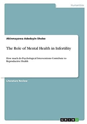 The Role Of Mental Health In Infertility: How Much Do Psychological Interventions Contribute To Reproductive Health