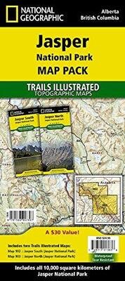 Jasper National Park [Map Pack Bundle] (National Geographic Trails Illustrated Map)