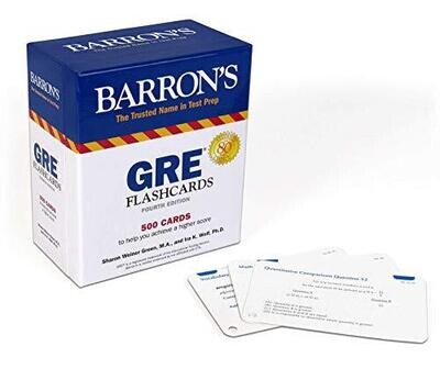 Gre Flashcards: 500 Flashcards To Help You Achieve A Higher Score (Barron&#39;S Test Prep)