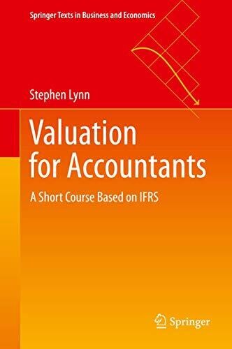 Valuation For Accountants: A Short Course Based On Ifrs (Springer Texts In Business And Economics)