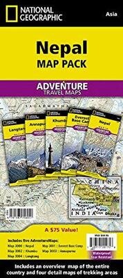 Nepal [Map Pack Bundle] (National Geographic Adventure Map)