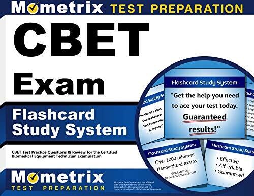 Cbet Exam Flashcard Study System: Cbet Test Practice Questions &amp; Review For The Certified Biomedical Equipment Technician Examination (Cards)