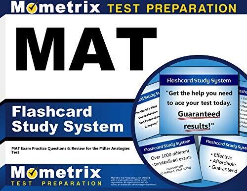 Mat Flashcard Study System: Mat Exam Practice Questions &amp; Review For The Miller Analogies Test (Cards)
