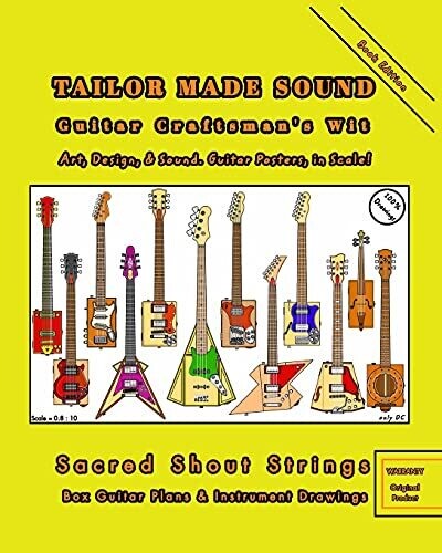 Tailor Made Sound. Guitar Craftsman'S Wit. Art, Design, And Sound. Guitar Posters, In Scale! - Paperback