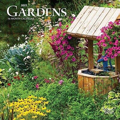 Gardens | 2023 7 X 14 Inch Monthly Mini Wall Calendar | Browntrout | Gardening Outdoor Home