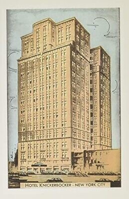 Vintage Journal Hotel Knickerbocker, New York City (Pocket Sized - Found Image Press Journals)