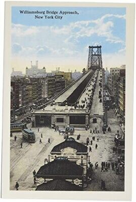 Vintage Journal Williamsburg Bridge Approach, New York City (Pocket Sized - Found Image Press Journals)