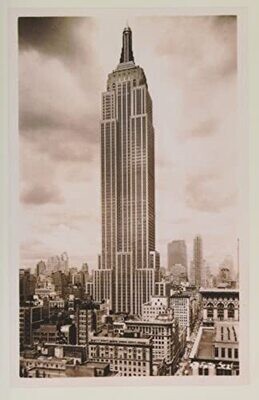 Vintage Journal Empire State Building (Pocket Sized - Found Image Press Journals)