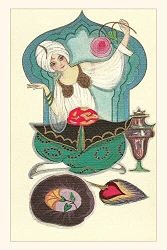Vintage Journal Scheherazade With Peony (Pocket Sized - Found Image Press Journals)
