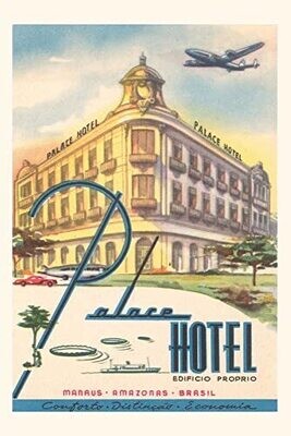 Vintage Journal Brazilian Palace Hotel Ad (Pocket Sized - Found Image Press Journals)