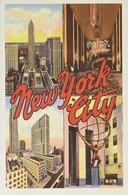 Vintage Journal Views Of New York City (Pocket Sized - Found Image Press Journals)