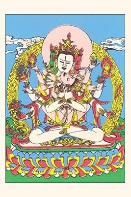 Vintage Journal Durga, Hindu Goddess (Pocket Sized - Found Image Press Journals)