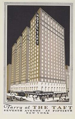 Vintage Journal Hotel Taft, Manhattan (Pocket Sized - Found Image Press Journals)