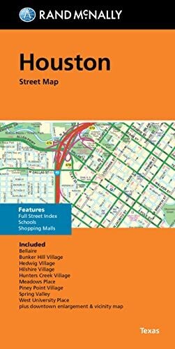 Rand Mcnally Folded Map: Houston Street Map