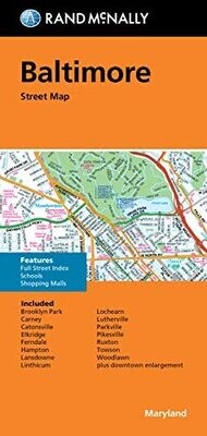 Rand Mcnally Folded Map: Baltimore Street Map